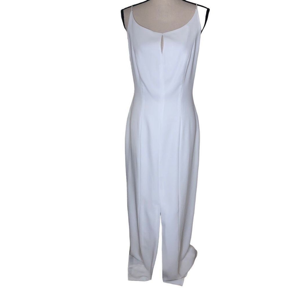 Vintage Watters and Watters Elegant White Crepe Gown